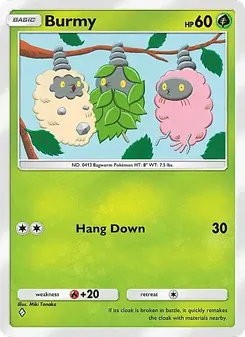 Pokémon-Karte Burmy 009/069