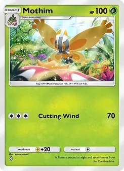Pokémon-Karte Mothim 010/069