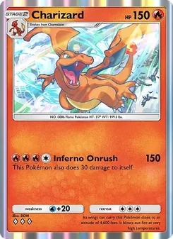 Pokémon-Karte Charizard 013/069