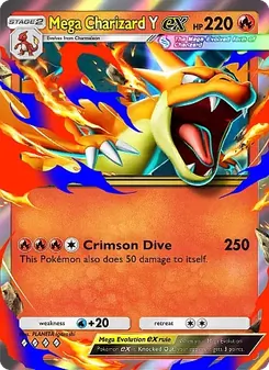 Pokémon-Karte Mega Charizard Y ex 014/069