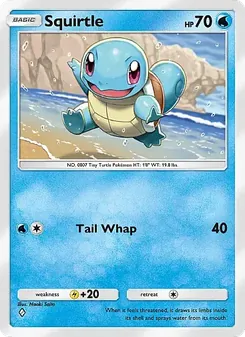 Pokémon-Karte Squirtle 017/069