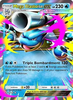 Pokémon-Karte Mega Blastoise ex 020/069