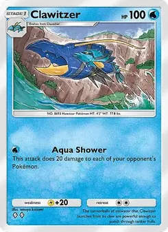 Pokémon-Karte Clawitzer 023/069