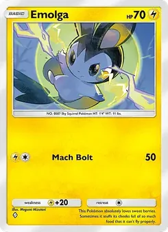 Pokémon-Karte Emolga 027/069