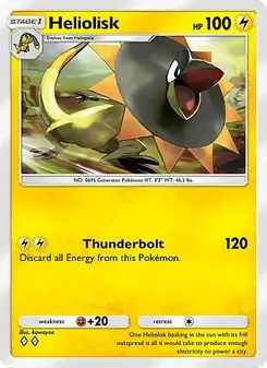 Pokémon-Karte Heliolisk 029/069