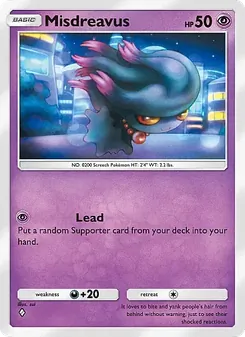 Pokémon-Karte Misdreavus 030/069