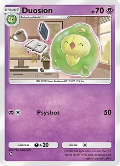 Pokémon-Karte Duosion 033/069