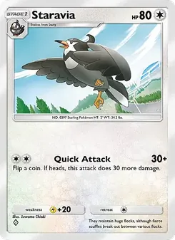 Pokémon-Karte Staravia 060/069