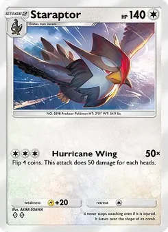 Pokémon-Karte Staraptor 061/069