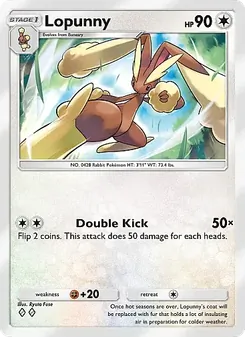 Pokémon-Karte Lopunny 063/069