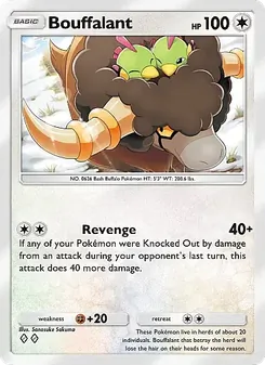 Pokémon-Karte Bouffalant 064/069