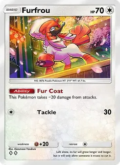 Pokémon-Karte Furfrou 065/069
