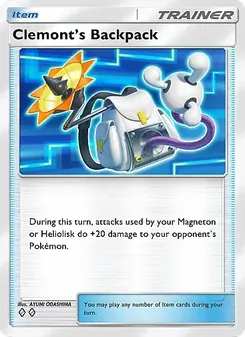Pokémon-Karte Clemont's Backpack 066/069