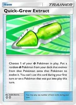 Pokémon-Karte Quick-Grow Extract 067/069