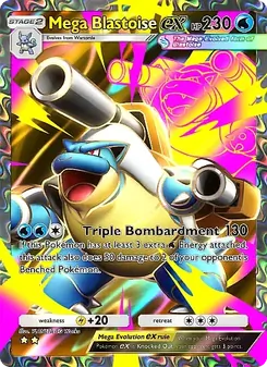 Pokémon-Karte Mega Blastoise ex 078/069