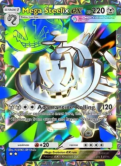 Pokémon-Karte Mega Steelix ex 080/069