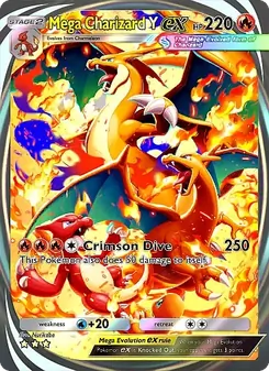 Pokémon-Karte Mega Charizard Y ex 087/069