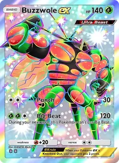 Pokémon-Karte Buzzwole ex 098/069