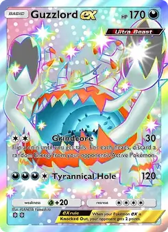 Pokémon-Karte Guzzlord ex 100/069