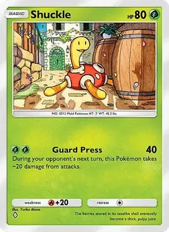 Pokémon-Karte Shuckle 003/155