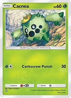 Pokémon-Karte Cacnea 006/155