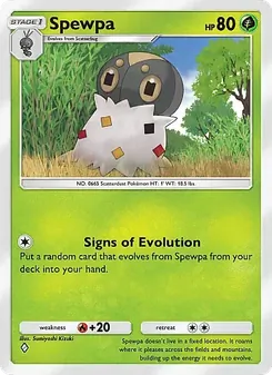 Pokémon-Karte Spewpa 012/155