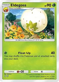 Pokémon-Karte Eldegoss 016/155