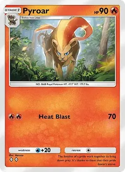 Pokémon-Karte Pyroar 021/155
