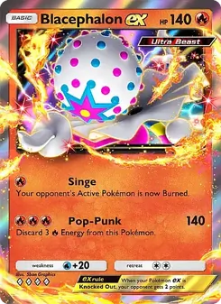 Pokémon-Karte Blacephalon ex 023/155
