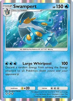 Pokémon-Karte Swampert 035/155