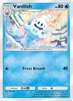 Pokémon-Karte Vanillish 038/155