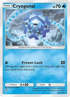 Pokémon-Karte Cryogonal 040/155
