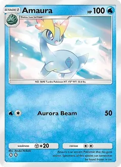 Pokémon-Karte Amaura 041/155