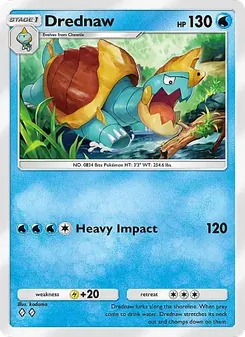 Pokémon-Karte Drednaw 044/155