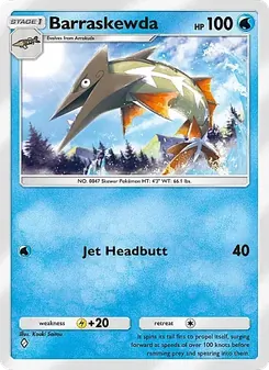 Pokémon-Karte Barraskewda 047/155