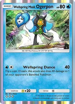Pokémon-Karte Wellspring Mask Ogerpon 048/155