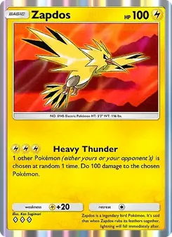 Pokémon-Karte Zapdos 051/155
