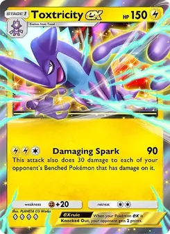 Pokémon-Karte Toxtricity ex 055/155