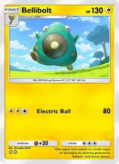 Pokémon-Karte Bellibolt 057/155