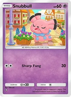 Pokémon-Karte Snubbull 061/155