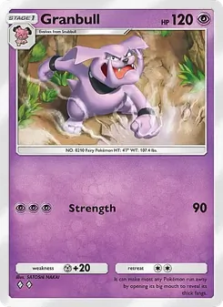 Pokémon-Karte Granbull 062/155