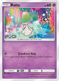 Pokémon-Karte Ralts 063/155