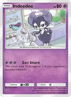 Pokémon-Karte Indeedee 076/155