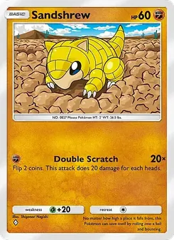 Pokémon-Karte Sandshrew 077/155