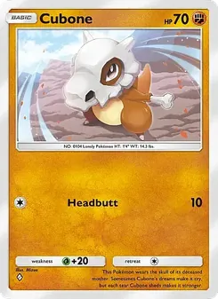 Pokémon-Karte Cubone 082/155
