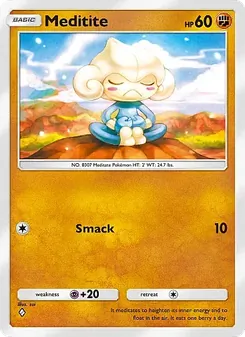 Pokémon-Karte Meditite 083/155