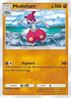 Pokémon-Karte Medicham 084/155