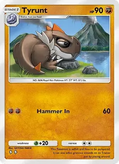 Pokémon-Karte Tyrunt 089/155