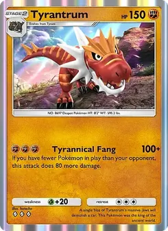 Pokémon-Karte Tyrantrum 090/155