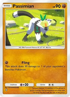 Pokémon-Karte Passimian 091/155